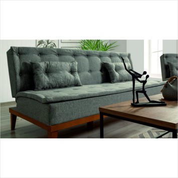 Set sofá cama sillón Fuoco TKM04-94216 Gris oscuro - 867UNQ1605