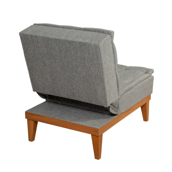 Set sofá cama sillón Fuoco TKM04-94216 Gris oscuro