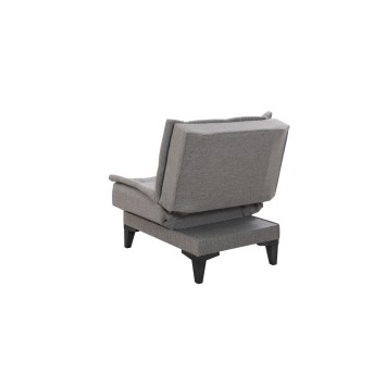 Set sofá cama sillón Santo S 1008 Gris - 867UNQ1693