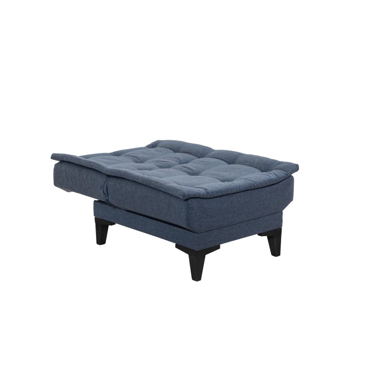 Set sofá cama sillón Santo S 1048 Azul marino