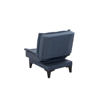 Set sofá cama sillón Santo S 1048 Azul marino - 867UNQ1695