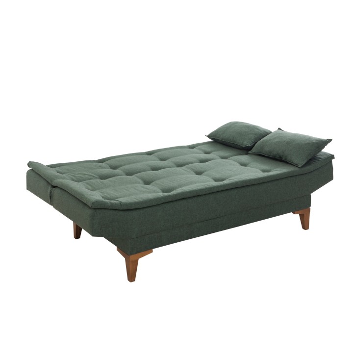 Set sofá cama sillón Santo TKM03-1070 Verde