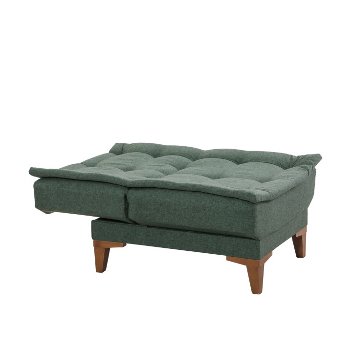 Set sofá cama sillón Santo TKM03-1070 Verde