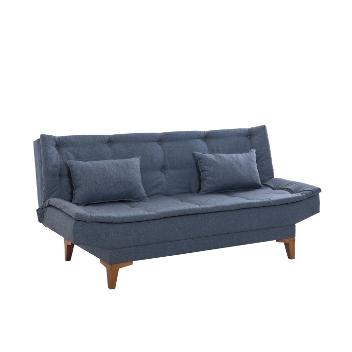 Set sofá cama sillón Santo Azul oscuro