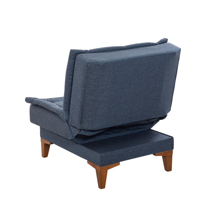 Set sofá cama sillón Santo Azul oscuro