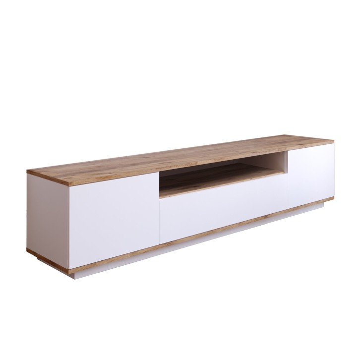 Mueble TV FR7-AW pino atlántico blanco