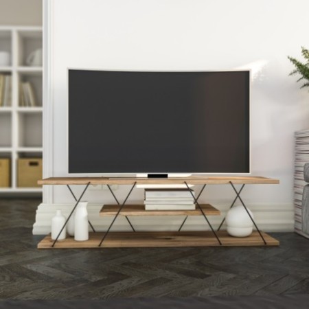 Mueble TV Canaz nogal negro