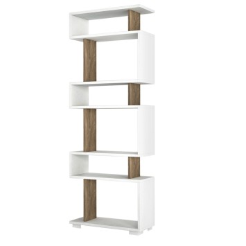 Librería Blok nogal blanco - 745DCD3606