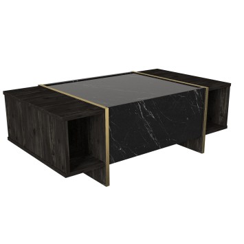 Mesa de centro Veyron dorado negro - 804TRH2825