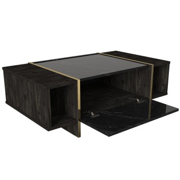 Mesa de centro Veyron dorado negro - 804TRH2825