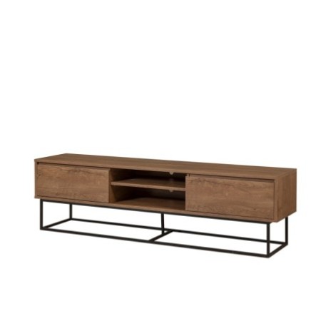 Mueble TV Rodez 180 negro nogal