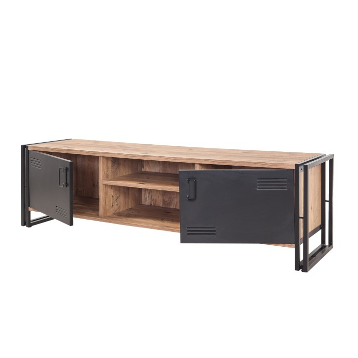 Mueble TV Cosmo Rex pino atlántico negro