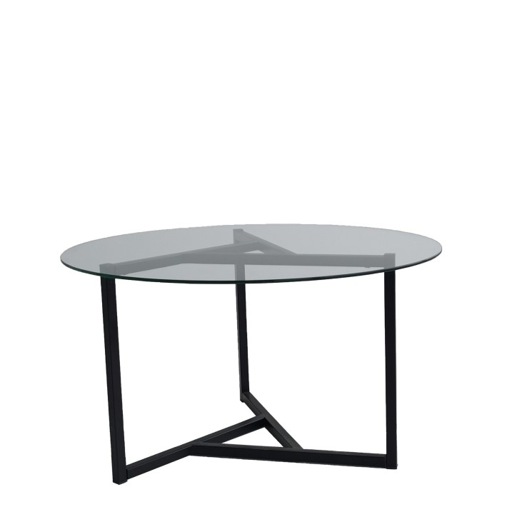 Mesa de centro Steffi S402 negro transparente