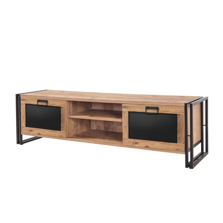 Mueble TV Arcas Norma pino atlántico negro