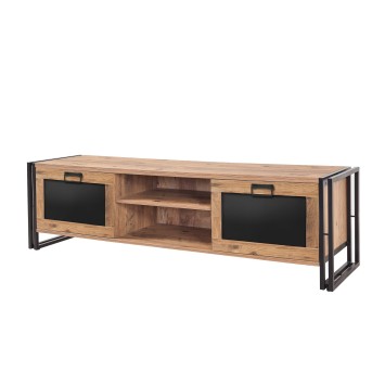 Mueble TV Arcas Norma pino atlántico negro - 863SPH5102