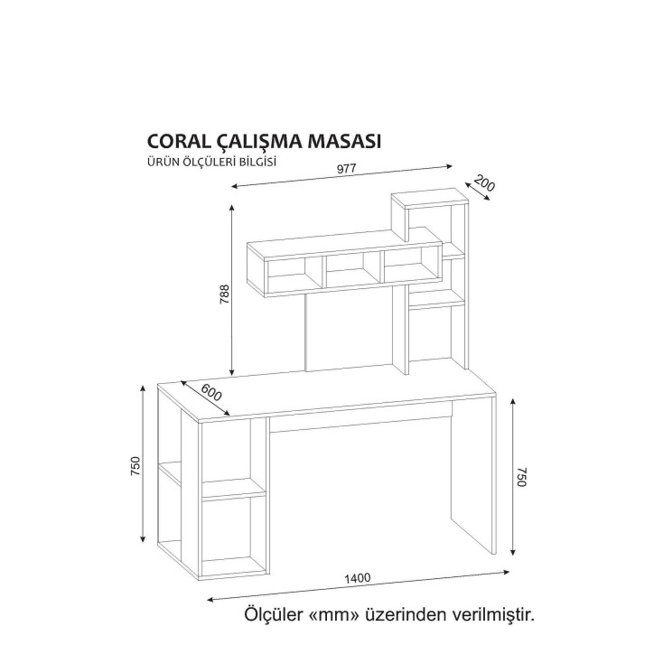 Escritorio de estudio Coral córdoba blanco