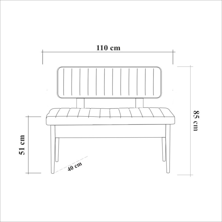 Set mesa comedor extensible y sillas (5 piezas) Vina antracita nogal