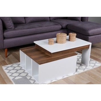 Mesa de centro Kolarado nogal blanco - 756FRN2806