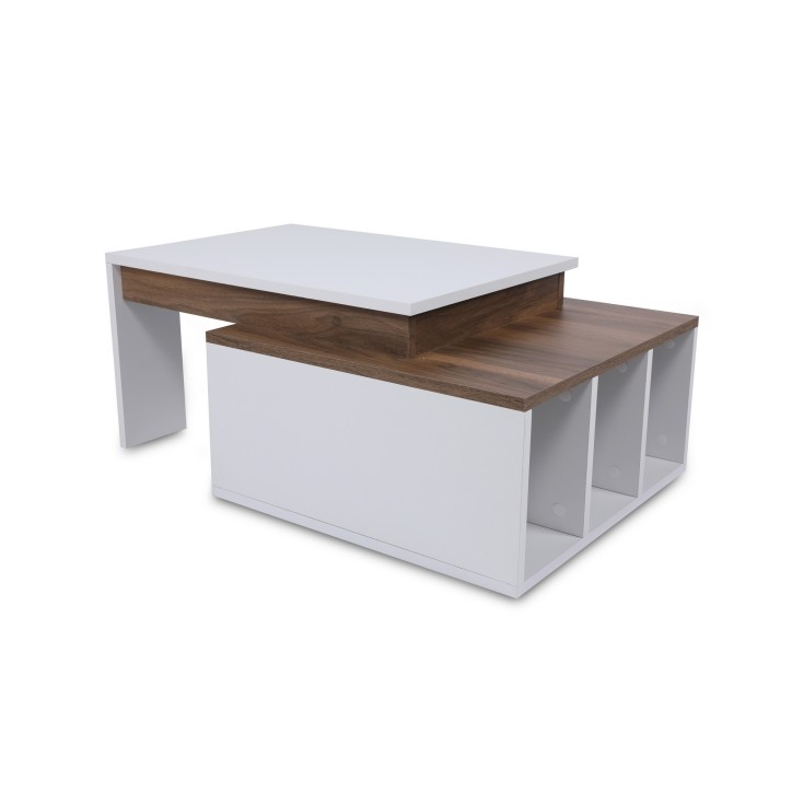 Mesa de centro Kolarado nogal blanco