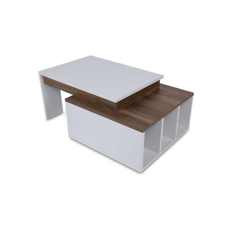 Mesa de centro Kolarado nogal blanco