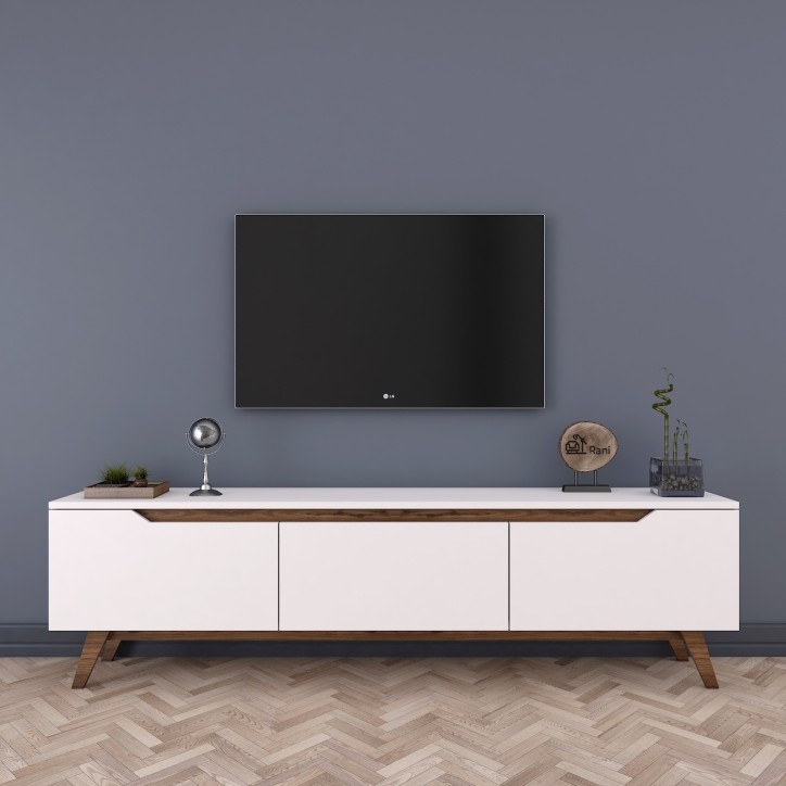 Mueble TV D1-794 nogal blanco