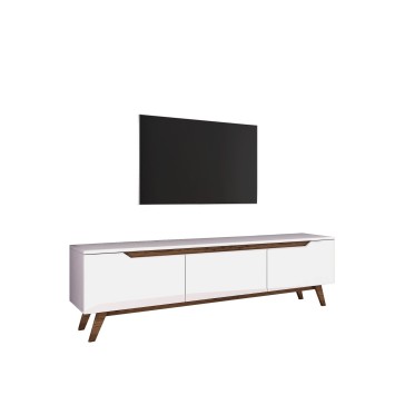 Mueble TV D1-794 nogal blanco - 893RAN3105