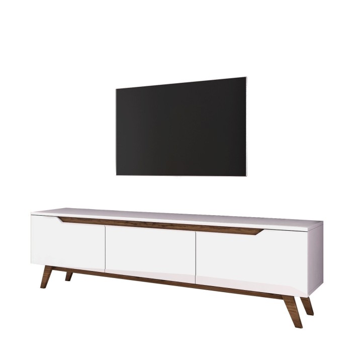 Mueble TV D1-794 nogal blanco