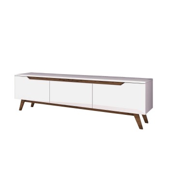 Mueble TV D1-794 nogal blanco - 893RAN3105