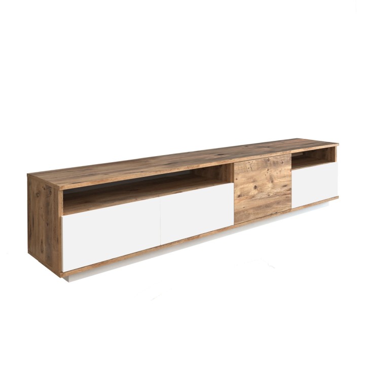 Mueble TV FR5-AW pino atlántico blanco