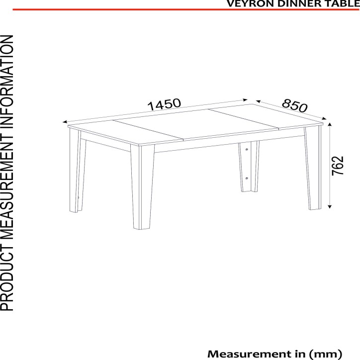 Mesa comedor Veyron dorado negro