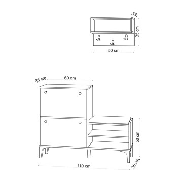 Zapatero B roble - 393MRD1206