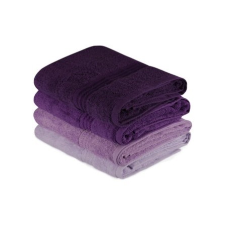 Juego toallas de baño (4 piezas) Rainbow  lila púrpura