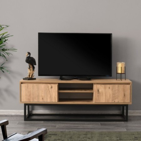 Mueble TV Belinda 140 pino negro