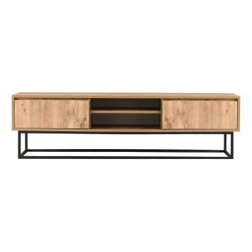 Mueble TV Belinda 140 pino negro - 854KLN3005