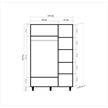 Armario MODE-220 sonoma roble - 863SPH4212