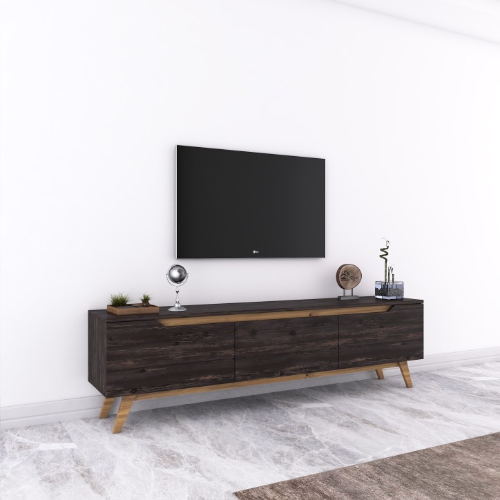 Mueble TV D1-1009 nogal negro