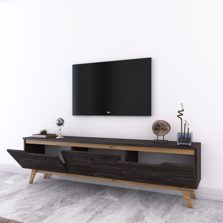 Mueble TV D1-1009 nogal negro