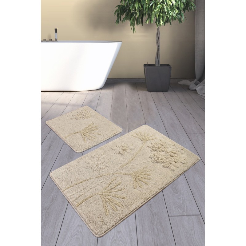 Alfombra de baño Set (2 piezas) Orkide  multicolor