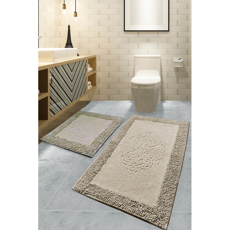 Alfombra de baño Set (2 piezas) Piante  multicolor