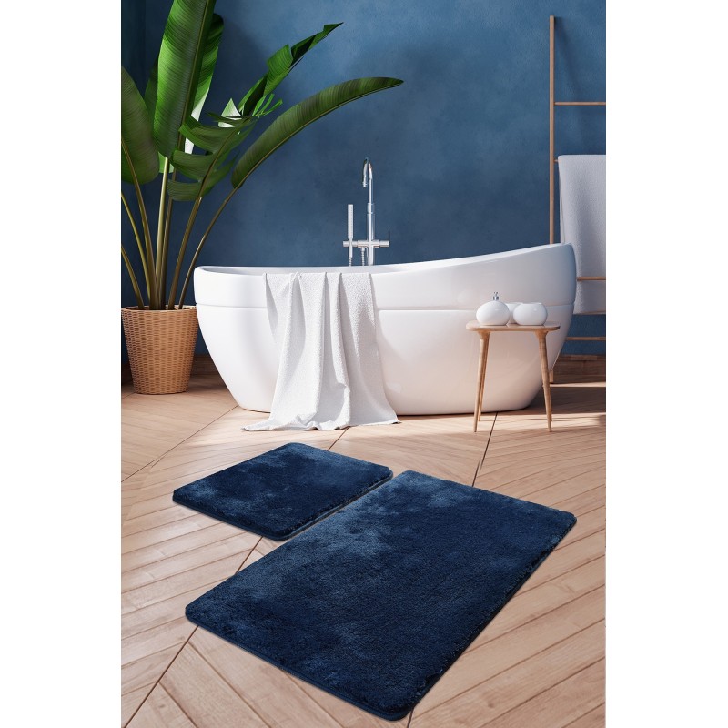 Alfombra de baño Set (2 piezas) Havai  azul oscuro