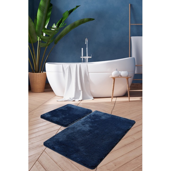 Alfombra de baño Set (2 piezas) Havai  azul oscuro