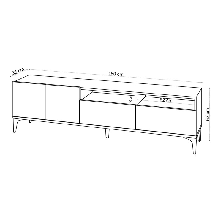 Mueble TV Ross roble