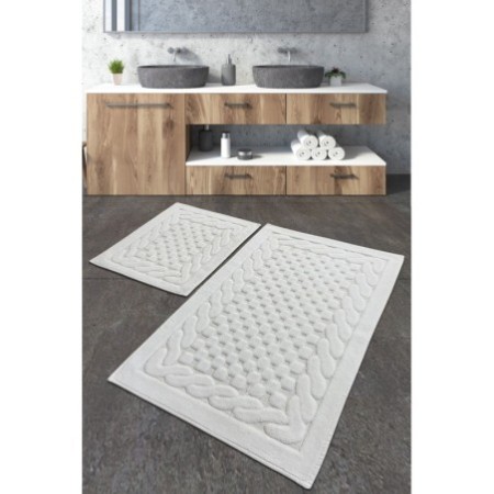 Alfombra de baño Set (2 piezas) Bambi  crudo