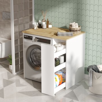 Mueble de baño SA1-WK blanco nogal - 956LCS2902