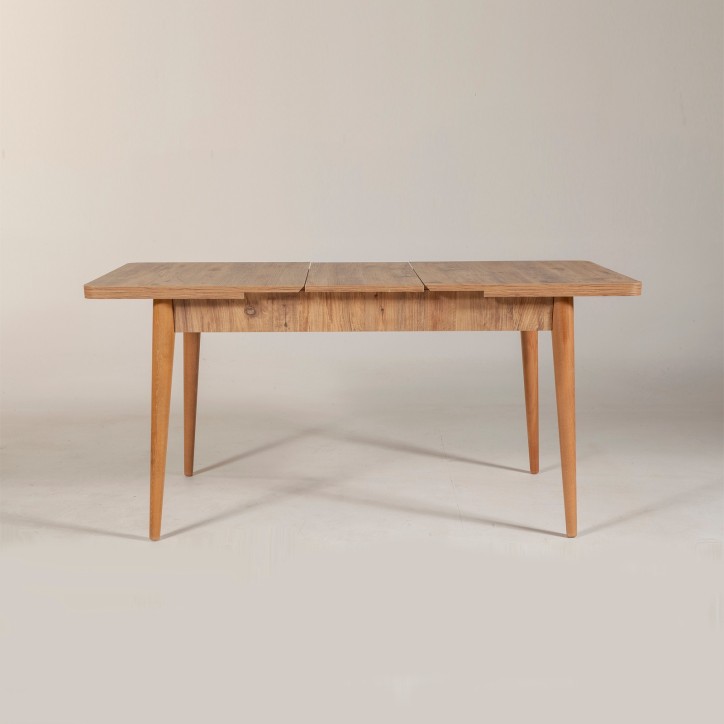 Mesa de comedor extensible Vina pino atlántico