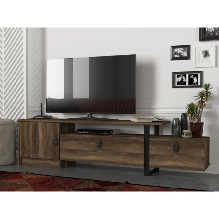 Mueble TV Aramis negro nogal