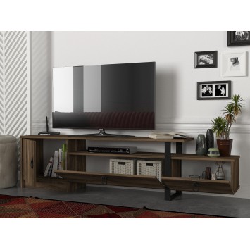 Mueble TV Aramis negro nogal - 804TRH3042