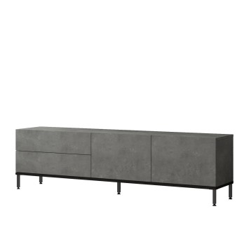 Mueble TV LV6-RL negro plata - 921YRD1112