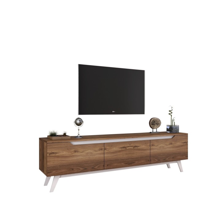 Mueble TV D1-795 nogal blanco