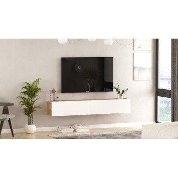 Mueble TV FR8-AW pino atlántico blanco - 956LCS1613